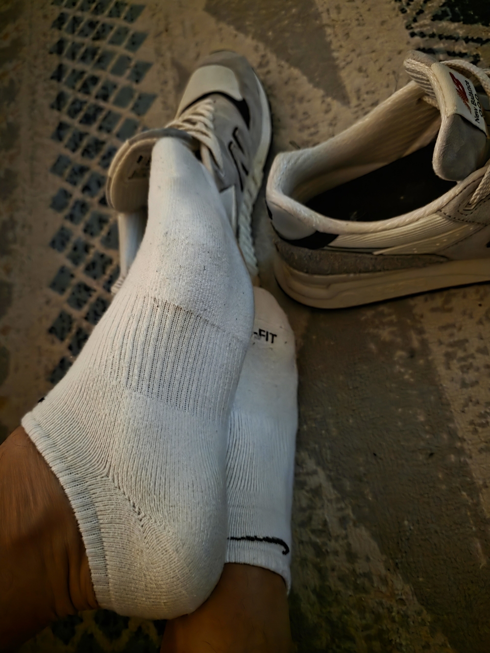 Mens Nike No Show Socks Sz L